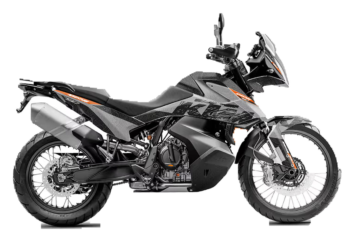 Kit de Gráficas para Moto Adventure KTM Adventure - Diseño 11 - LedPro Racing