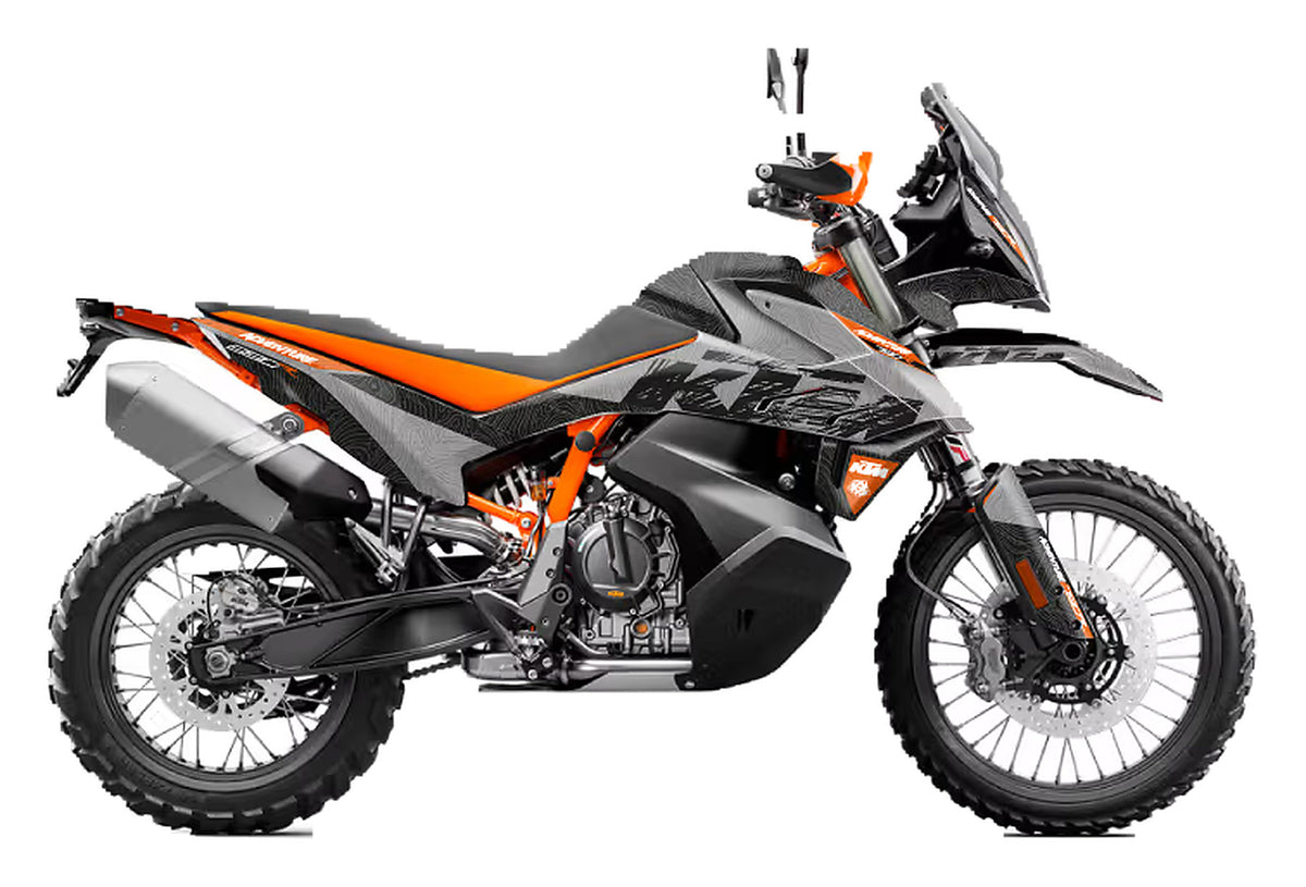 Kit de Gráficas para Moto Adventure KTM Adventure - Diseño 12 - LedPro Racing