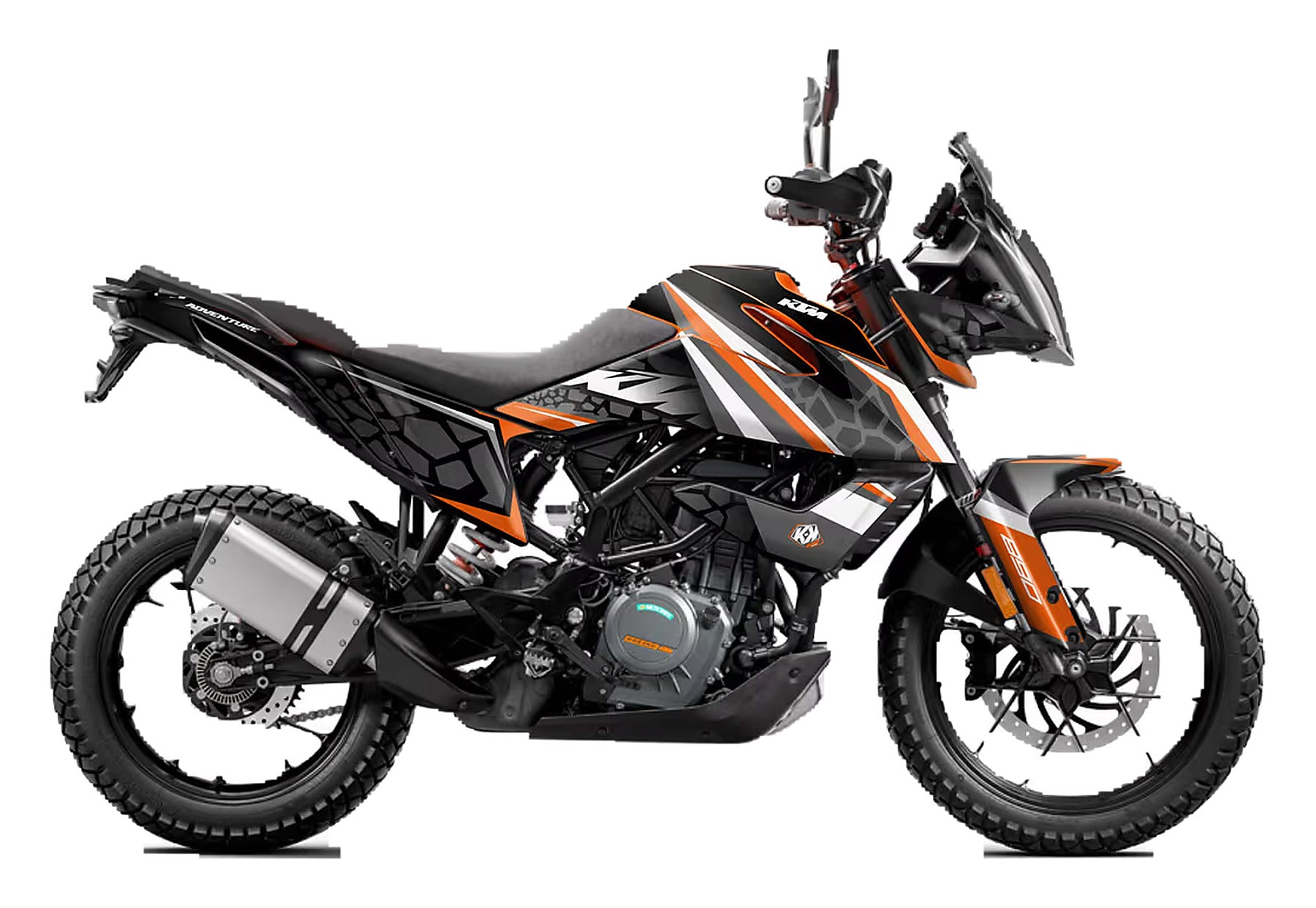 Kit de Gráficas para Moto Adventure KTM Adventure - Diseño 15 - LedPro Racing