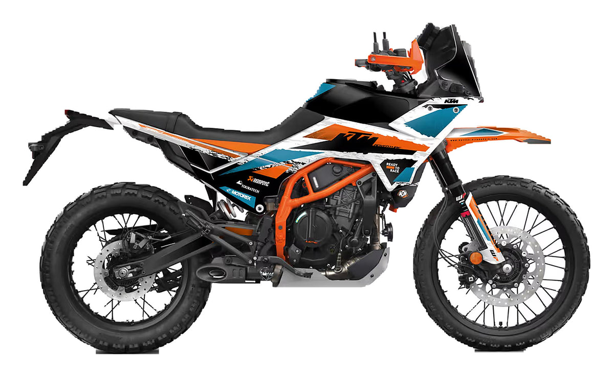 Kit de Gráficas para Moto Adventure KTM Adventure - Diseño 18 - LedPro Racing