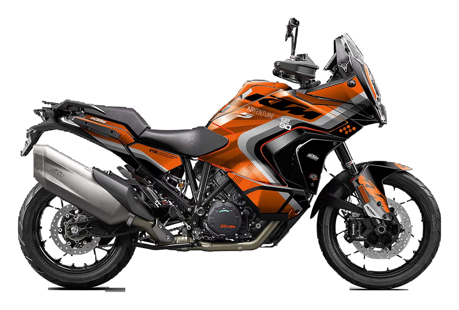Kit de Gráficas para Moto Adventure KTM Adventure - Diseño 21 - LedPro Racing