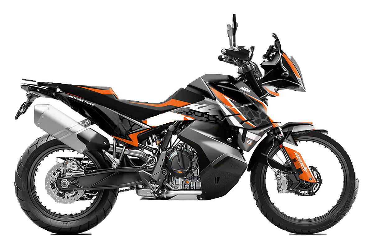 Kit de Gráficas para Moto Adventure KTM Adventure - Diseño 22 - LedPro Racing