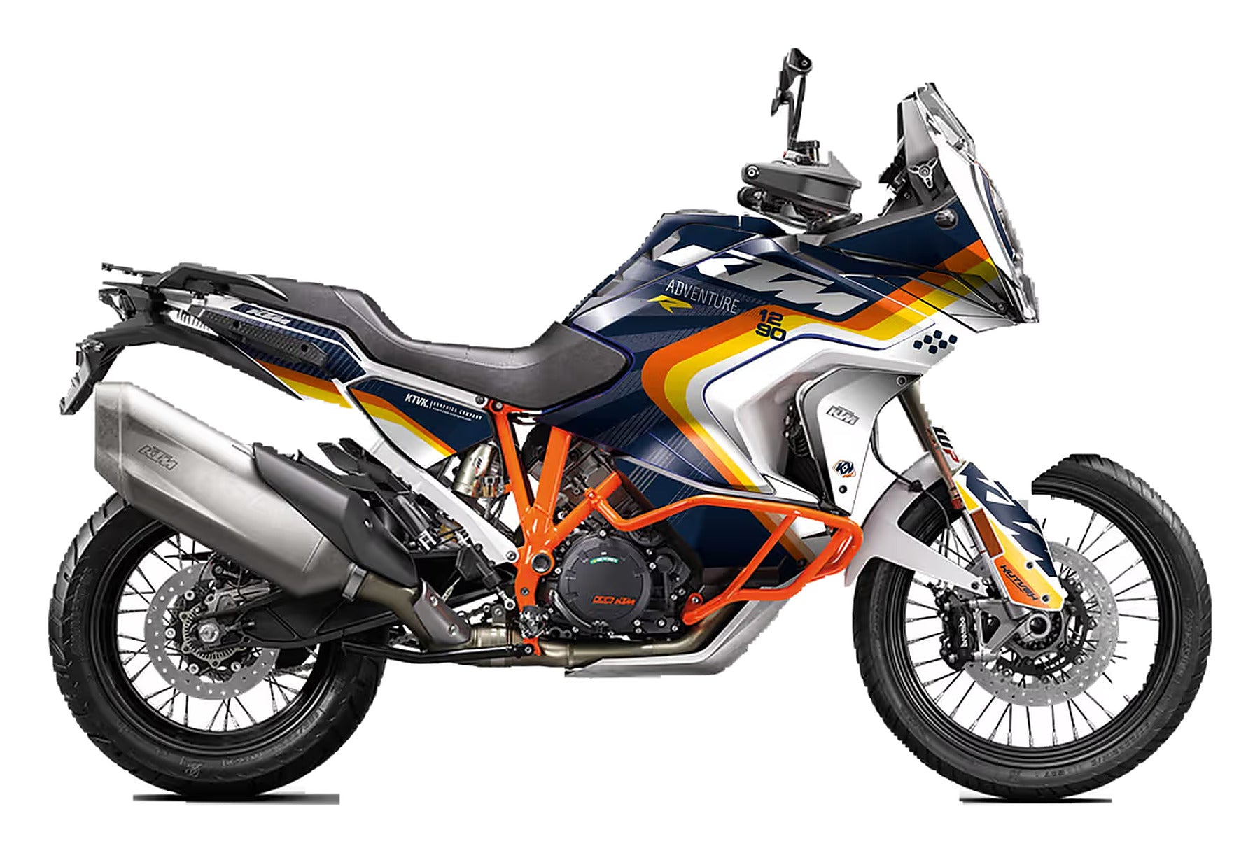 Kit de Gráficas para Moto Adventure KTM Adventure - Diseño 30 - LedPro Racing