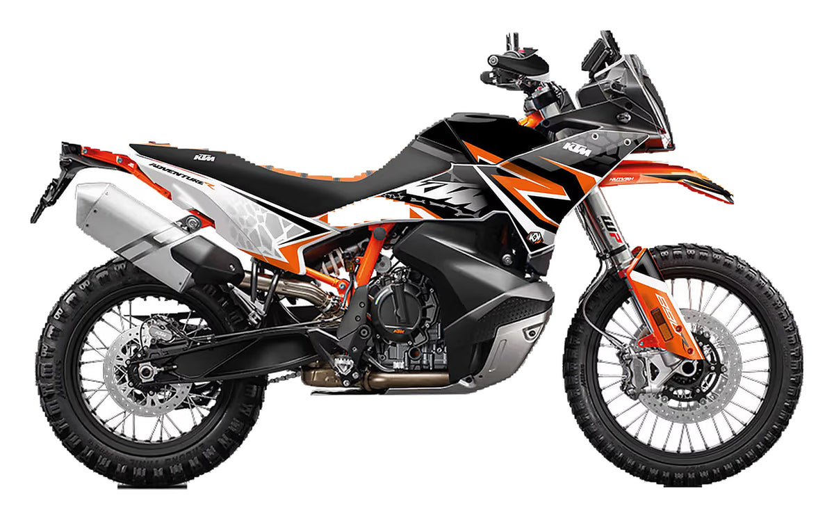 Kit de Gráficas para Moto Adventure KTM Adventure - Diseño 34 - LedPro Racing