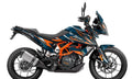 Kit de Gráficas para Moto Adventure KTM Adventure - Diseño 48 - LedPro Racing