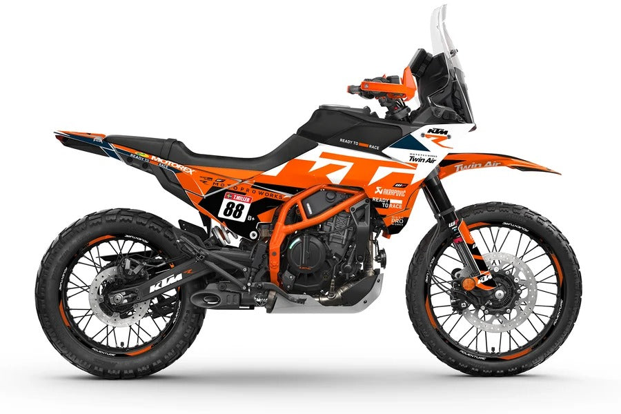 Kit de Gráficas para Moto Adventure KTM Adventure - Diseño 58 - LedPro Racing