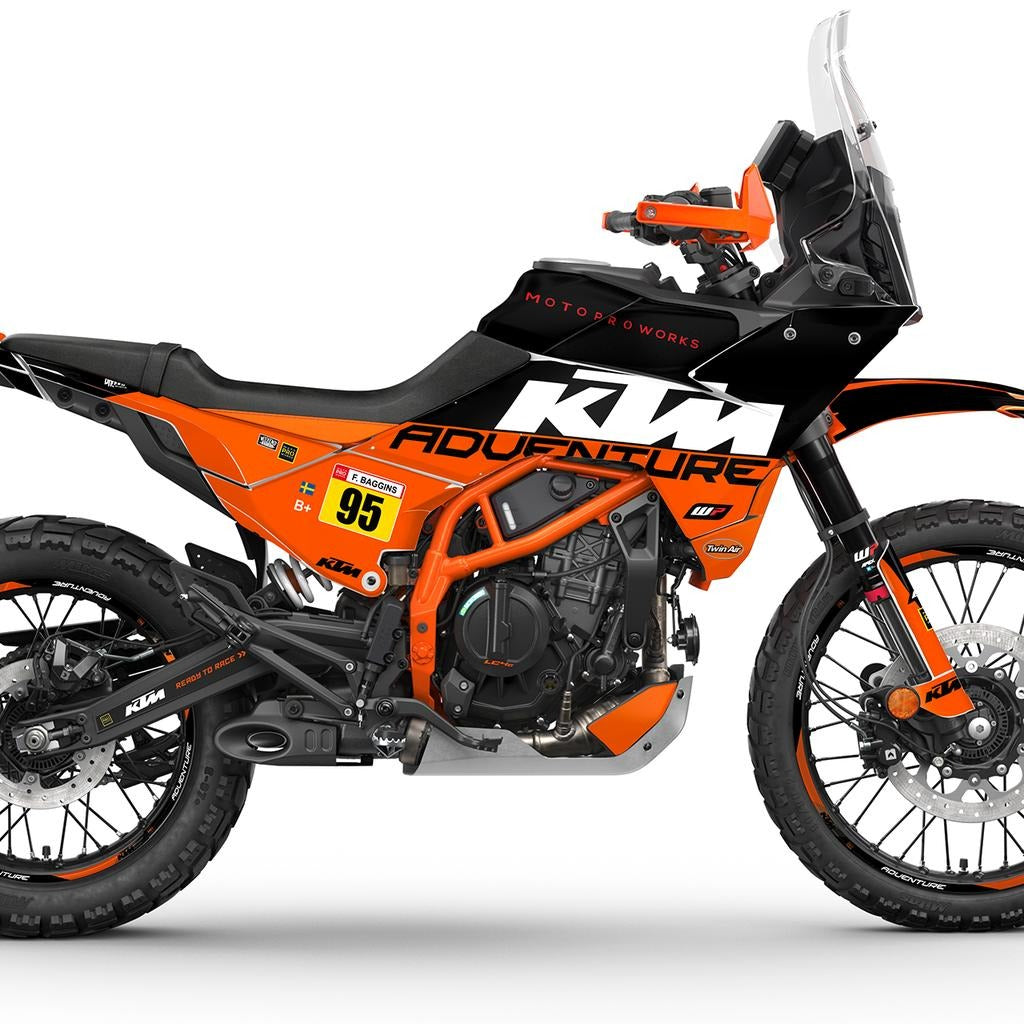 Kit de Gráficas para Moto Adventure KTM Adventure - Diseño 61 - LedPro Racing