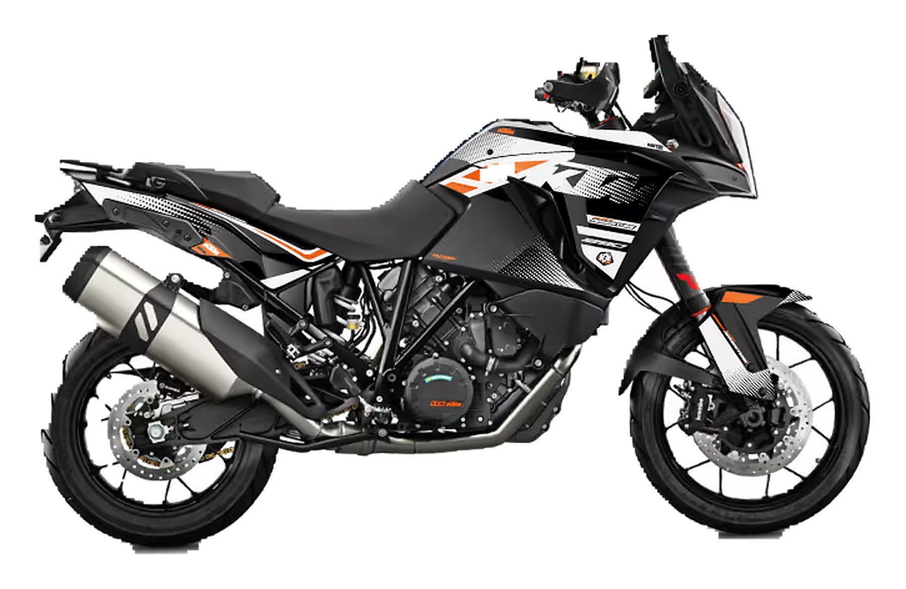 Kit de Gráficas para Moto Adventure KTM Super Adventure - Diseño 03 - LedPro Racing