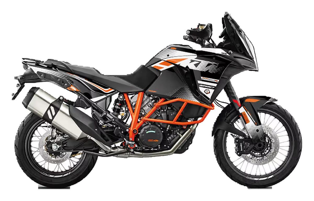Kit de Gráficas para Moto Adventure KTM Super Adventure - Diseño 09 - LedPro Racing