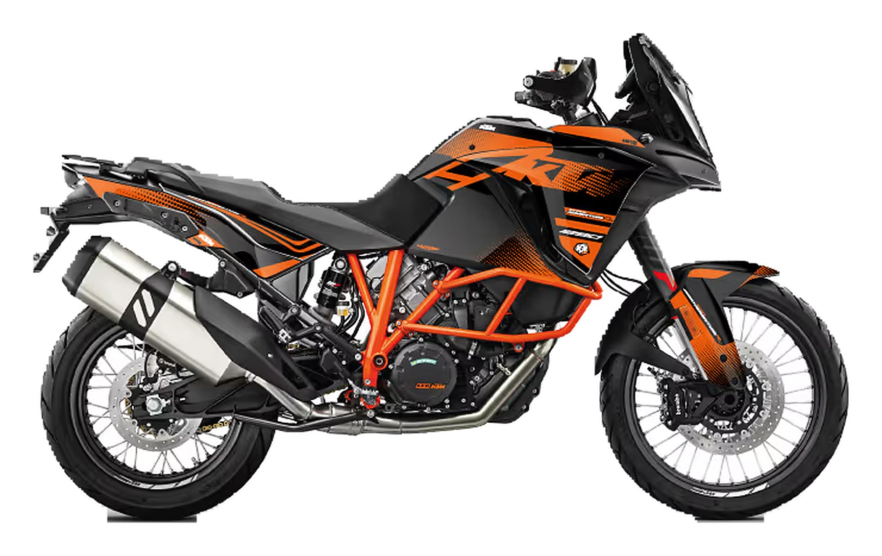 Kit de Gráficas para Moto Adventure KTM Super Adventure - Diseño 10 - LedPro Racing