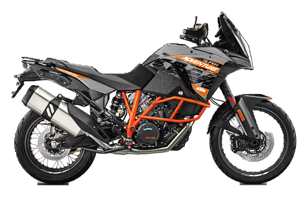 Kit de Gráficas para Moto Adventure KTM Super Adventure - Diseño 11 - LedPro Racing