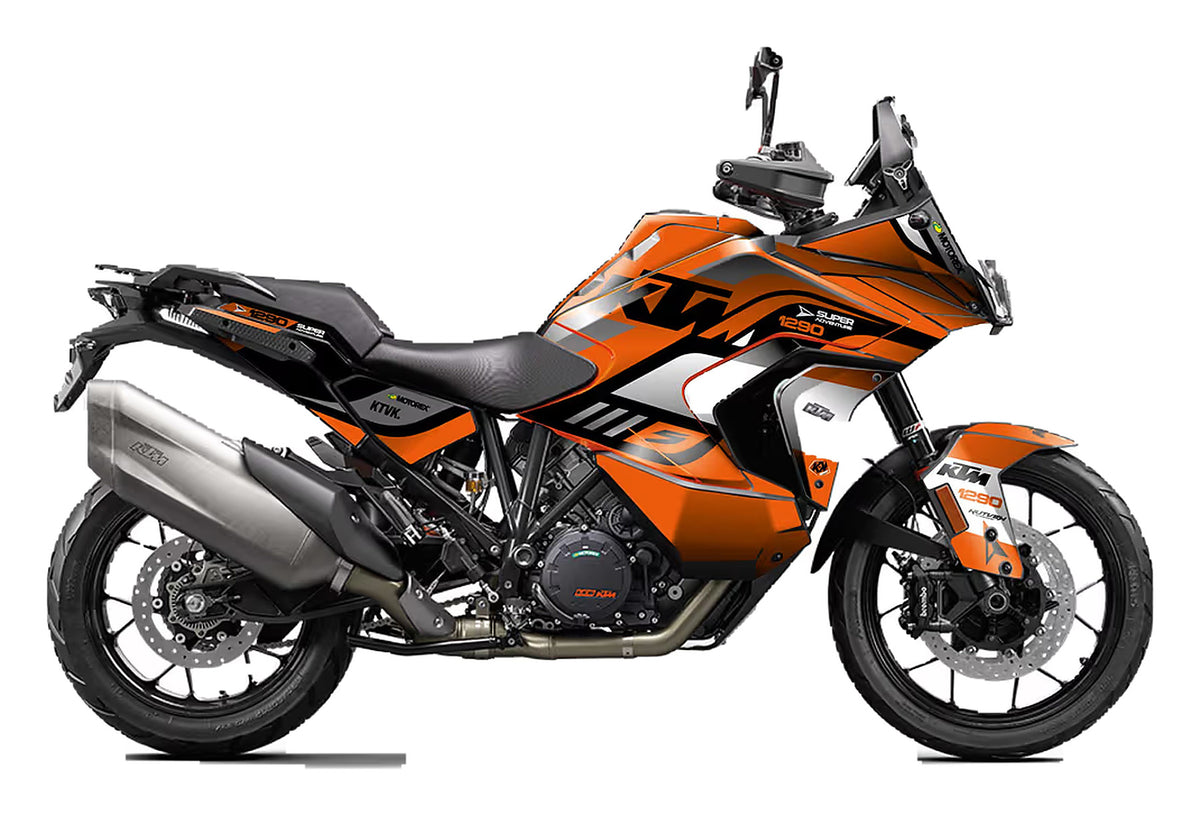 Kit de Gráficas para Moto Adventure KTM Super Adventure - Diseño 14 - LedPro Racing