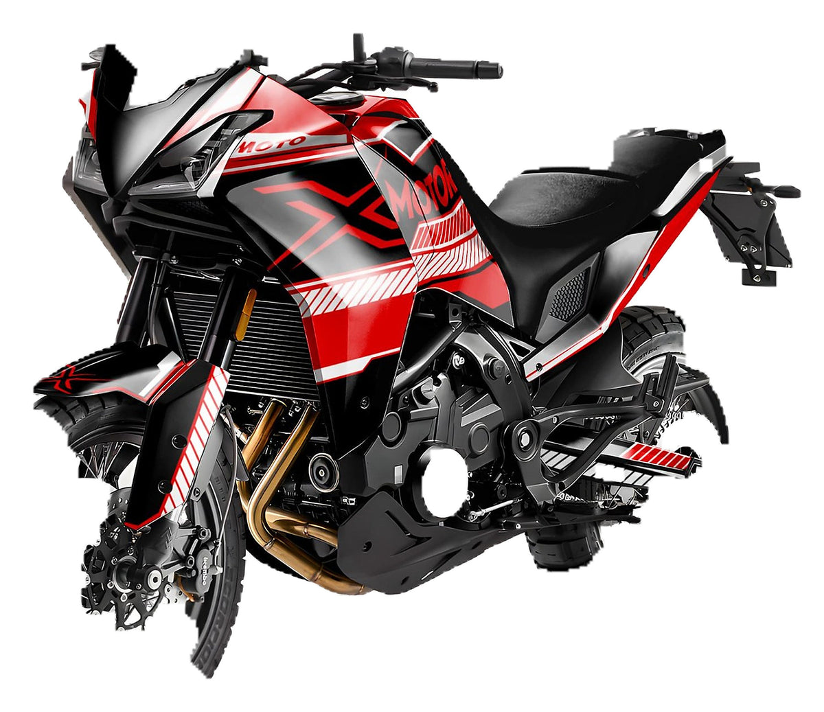 Kit de Gráficas para Moto Adventure Moto Morini X-Cape 700 - Diseño 06 - LedPro Racing