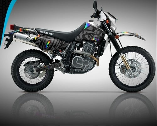 Kit de Gráficas para Moto Adventure Suzuki DR 650 - Diseño 19 - LedPro Racing