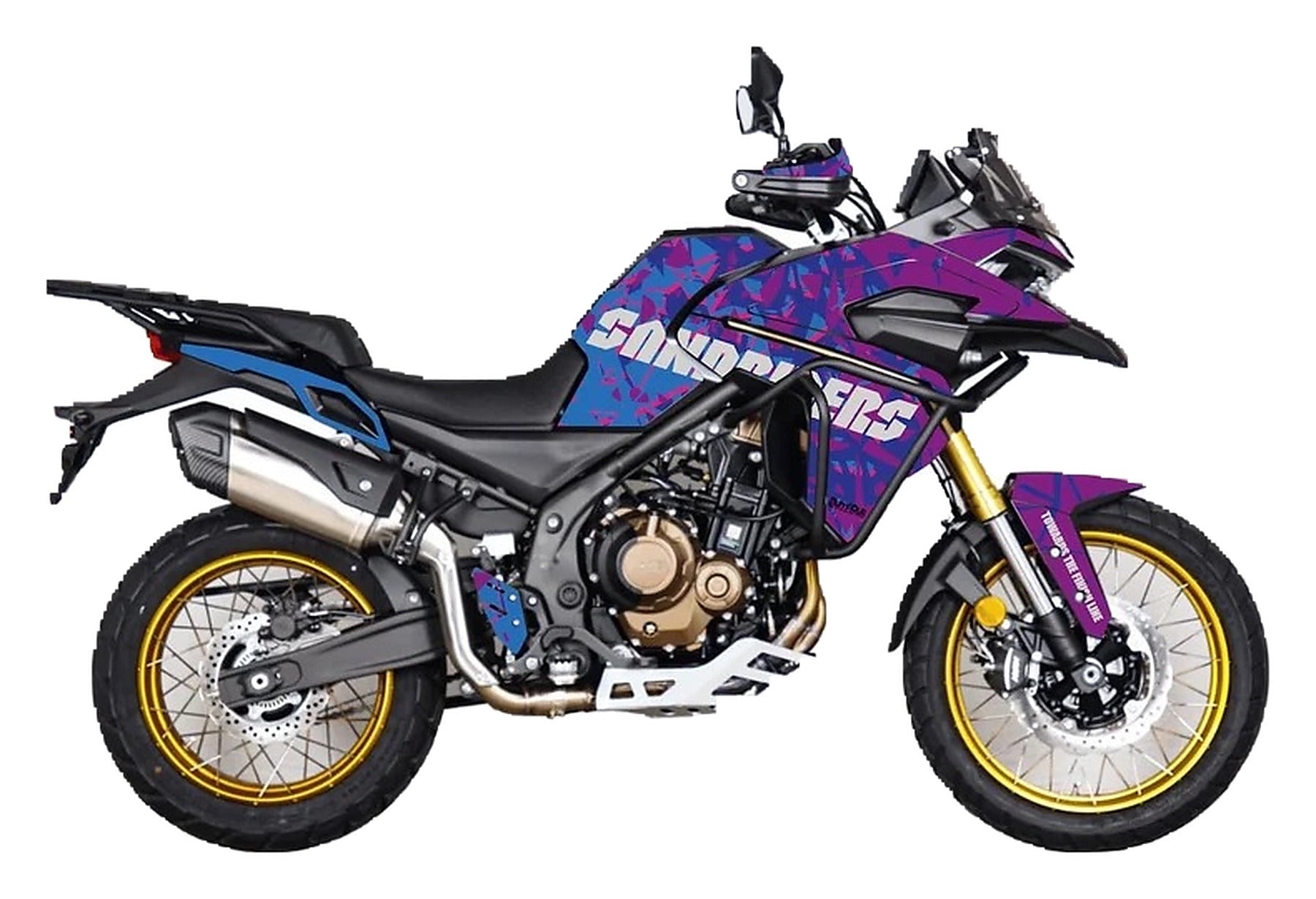 Kit de Gráficas para Moto Adventure Voge 500 DS - Diseño 14 - LedPro Racing