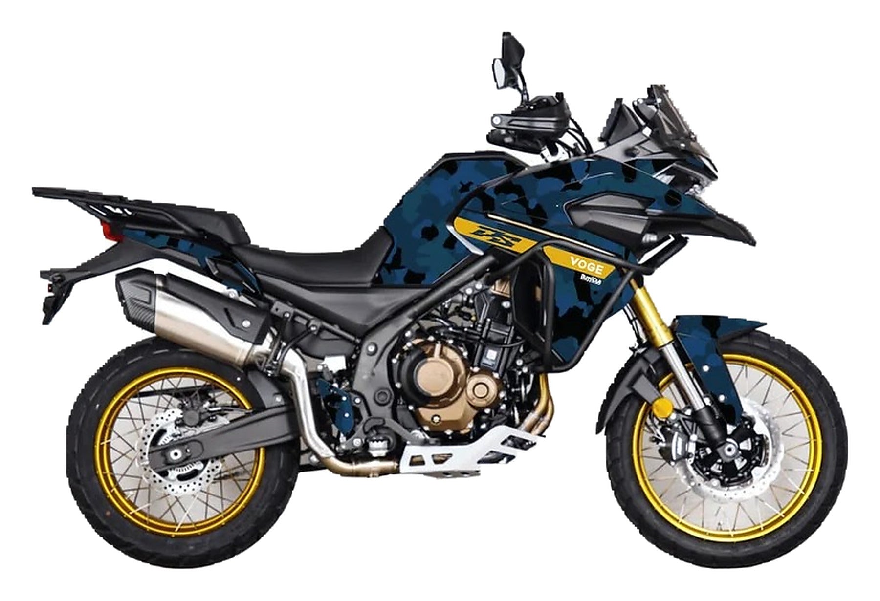 Kit de Gráficas para Moto Adventure Voge 500 DS - Diseño 21 - LedPro Racing