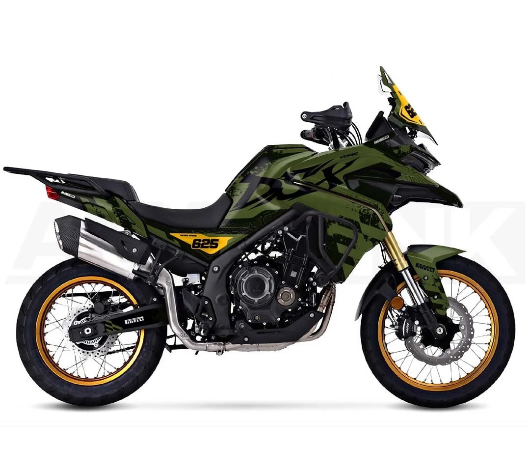 Kit de Gráficas para Moto Adventure Voge 650 DS - Diseño 04 - LedPro Racing