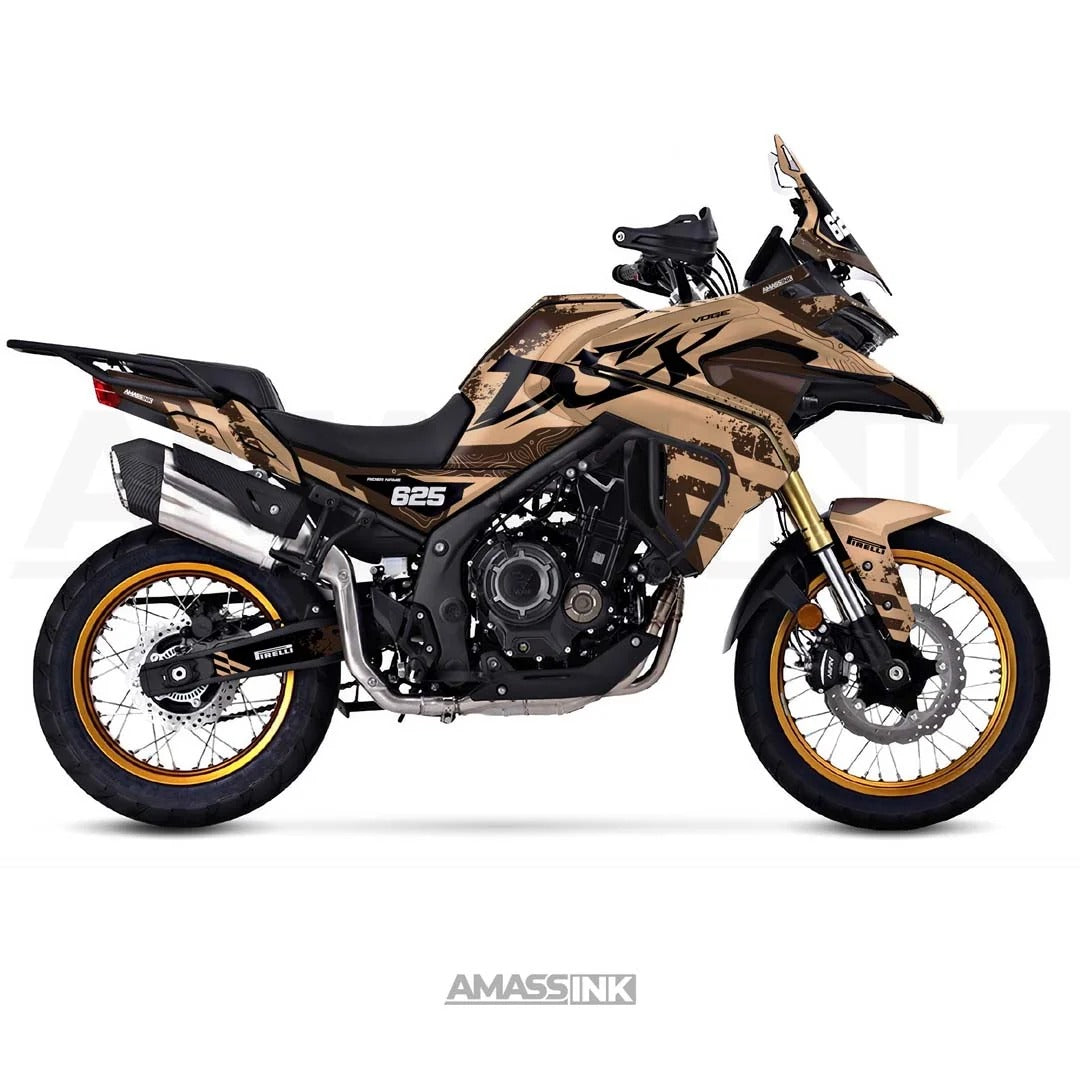 Kit de Gráficas para Moto Adventure Voge 650 DS - Diseño 06 - LedPro Racing