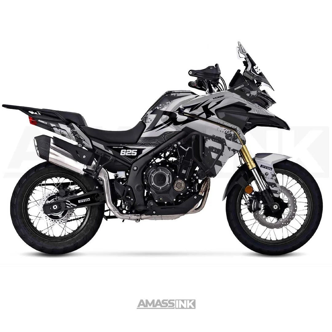 Kit de Gráficas para Moto Adventure Voge 650 DS - Diseño 09 - LedPro Racing