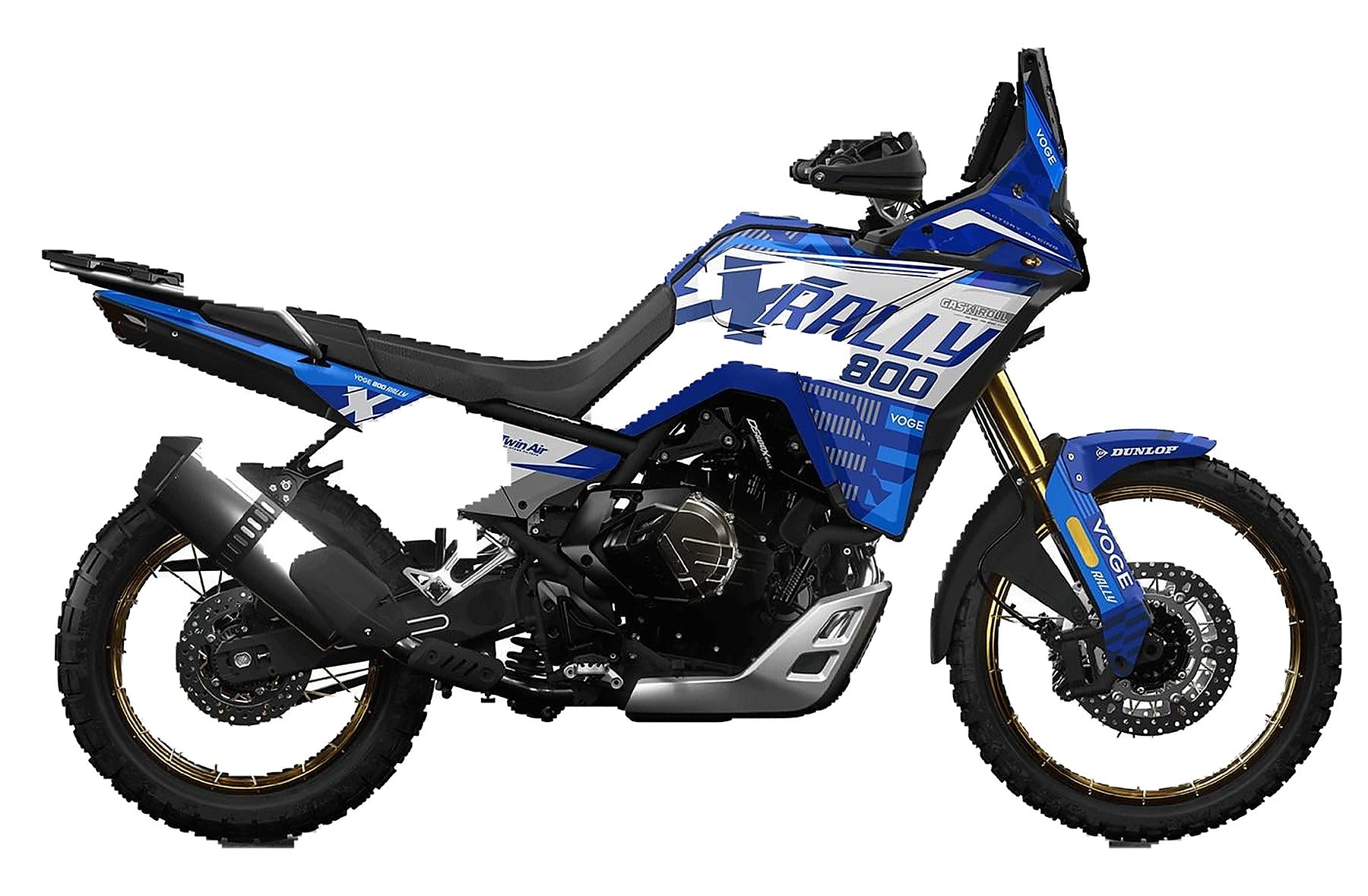 Kit de Gráficas para Moto Adventure Voge 800 DS - Diseño 03 - LedPro Racing