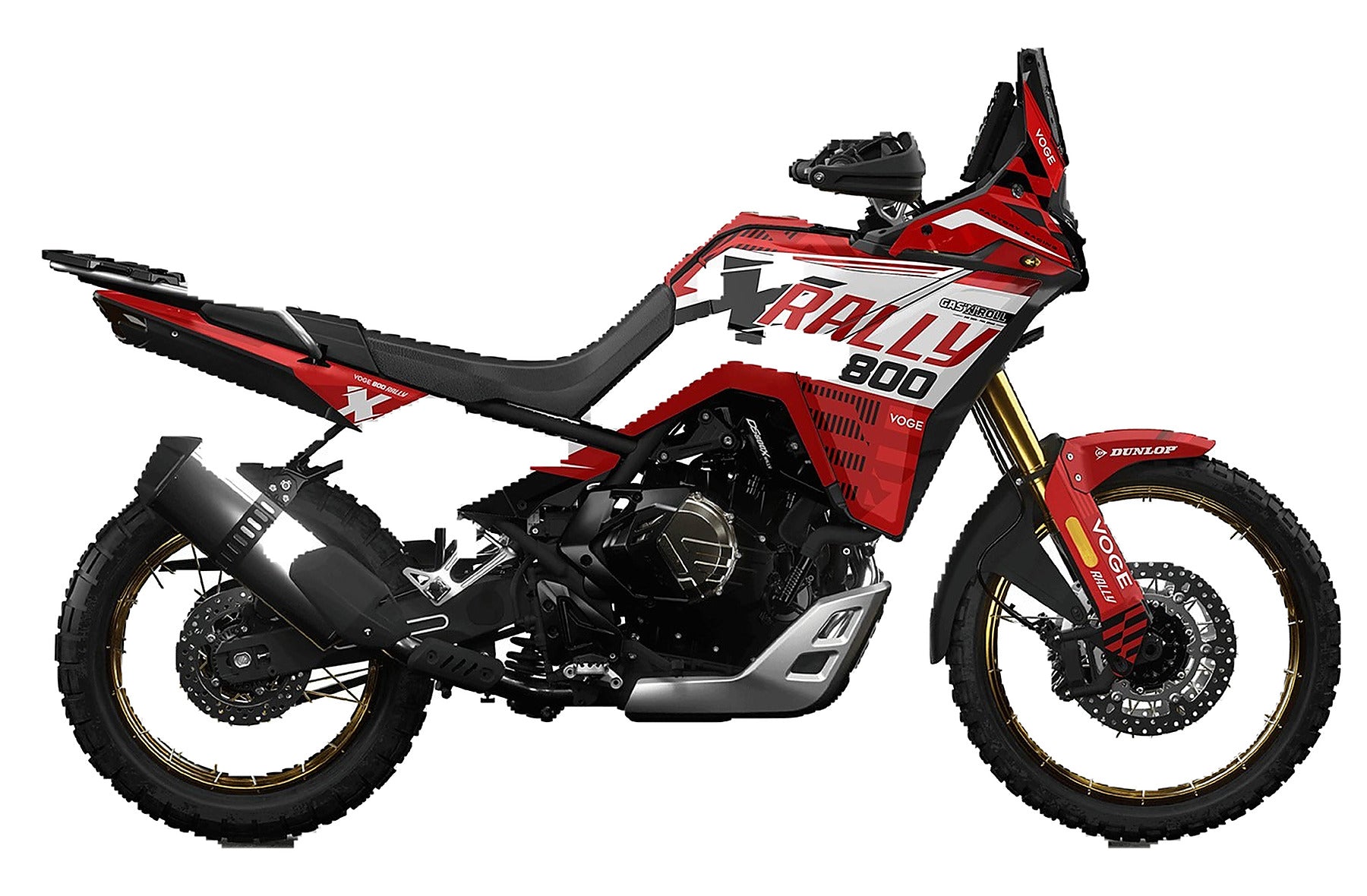 Kit de Gráficas para Moto Adventure Voge 800 DS - Diseño 07 - LedPro Racing