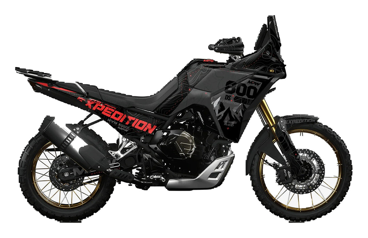 Kit de Gráficas para Moto Adventure Voge 800 DS - Diseño 11 - LedPro Racing