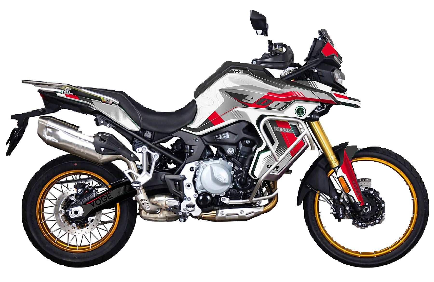 Kit de Gráficas para Moto Adventure Voge 900 - Diseño 08 - LedPro Racing
