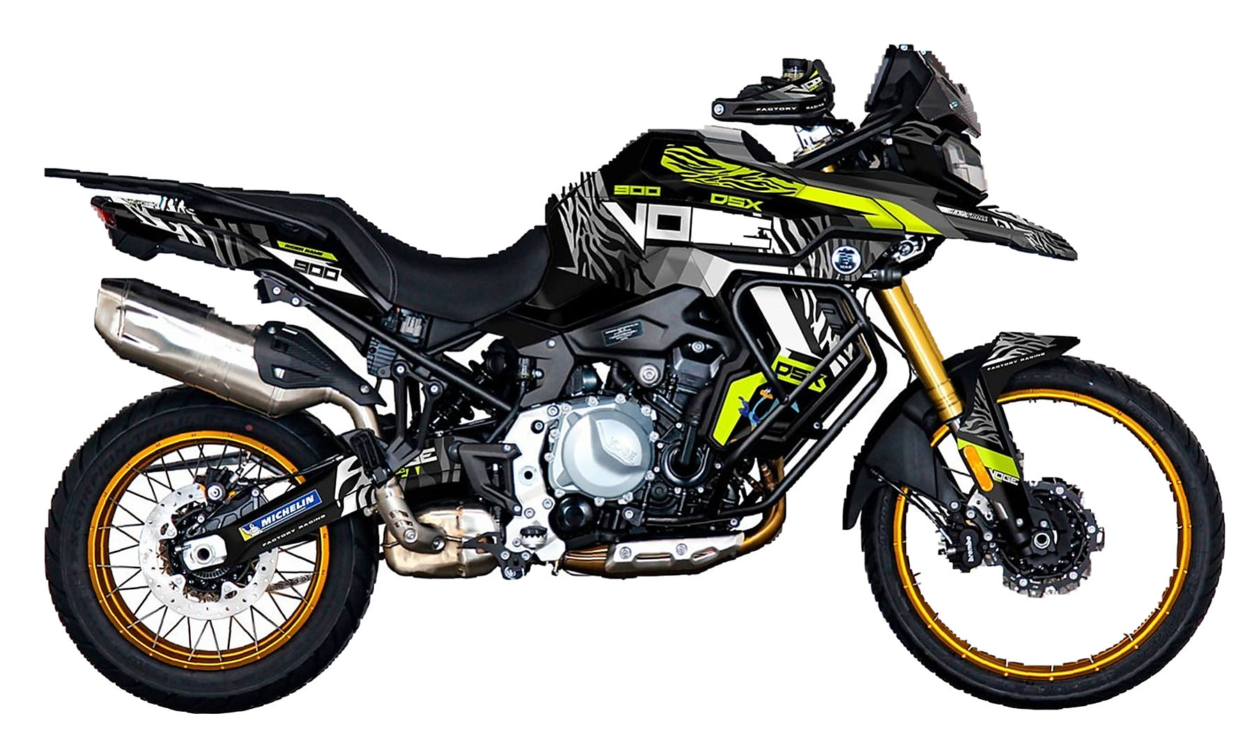Kit de Gráficas para Moto Adventure Voge 900 - Diseño 09 - LedPro Racing