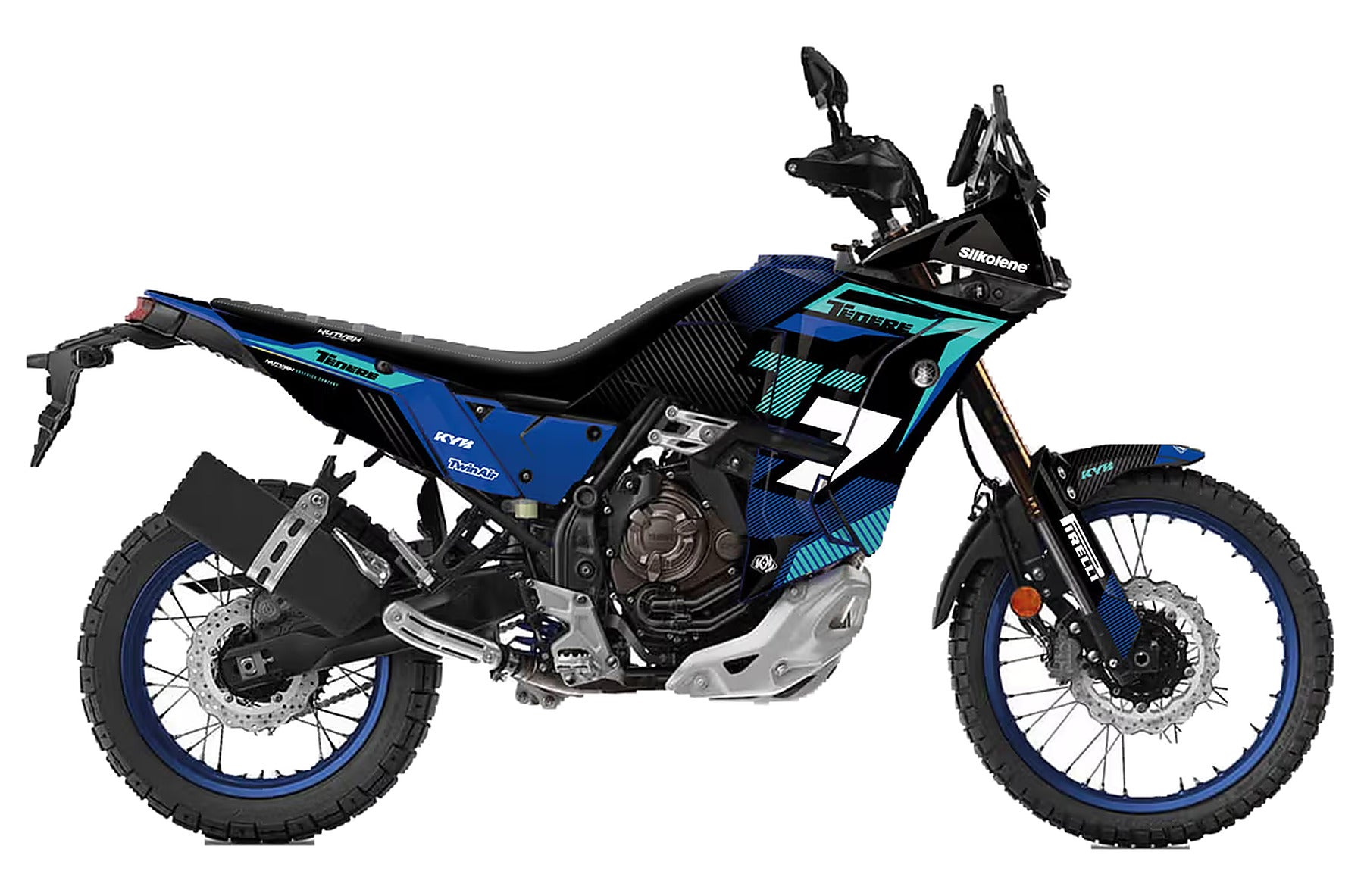 Kit de Gráficas para Moto Adventure Yamaha Tenere - Diseño 15 - LedPro Racing