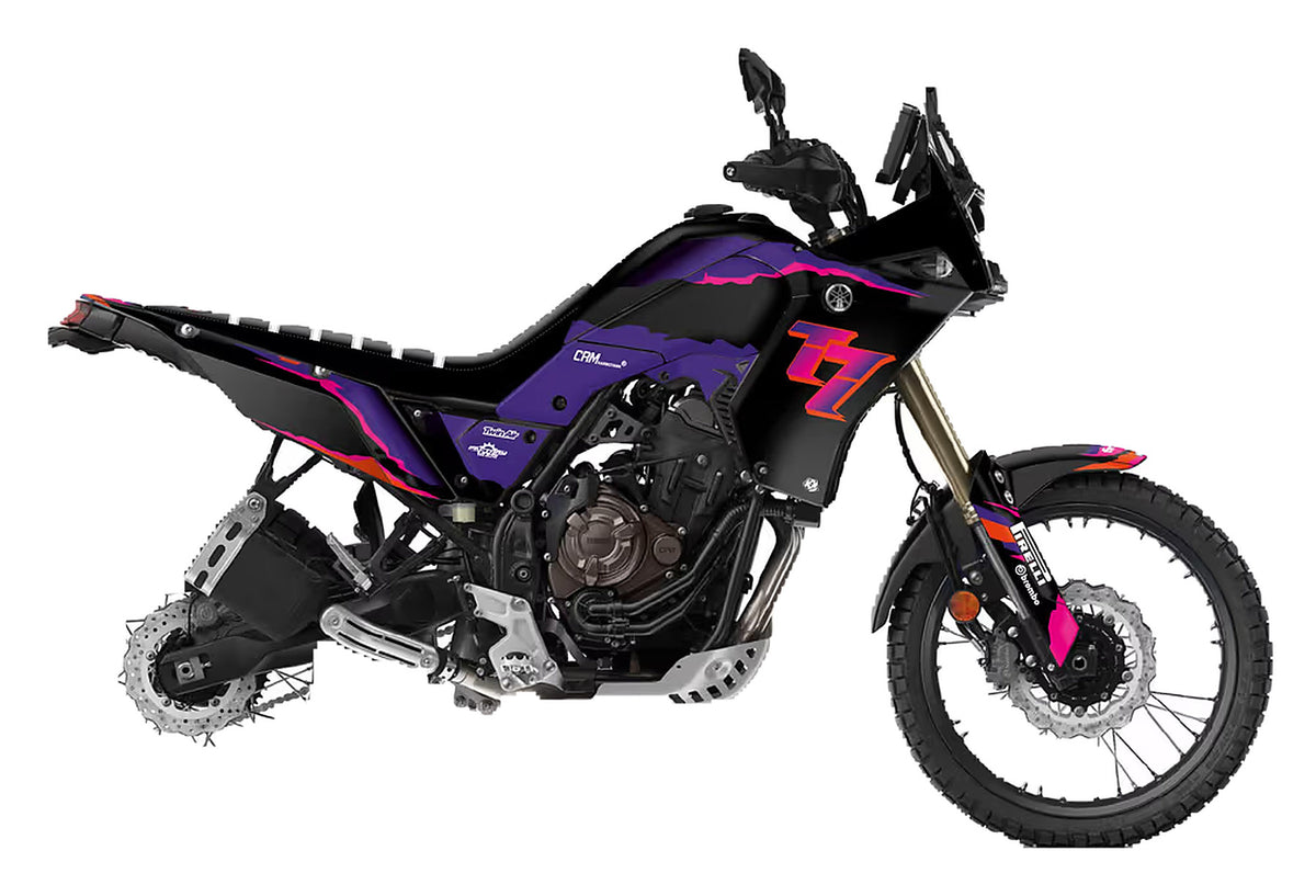 Kit de Gráficas para Moto Adventure Yamaha Tenere - Diseño 18 - LedPro Racing