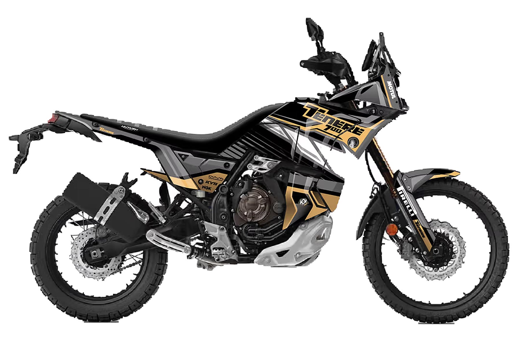 Kit de Gráficas para Moto Adventure Yamaha Tenere - Diseño 22 - LedPro Racing