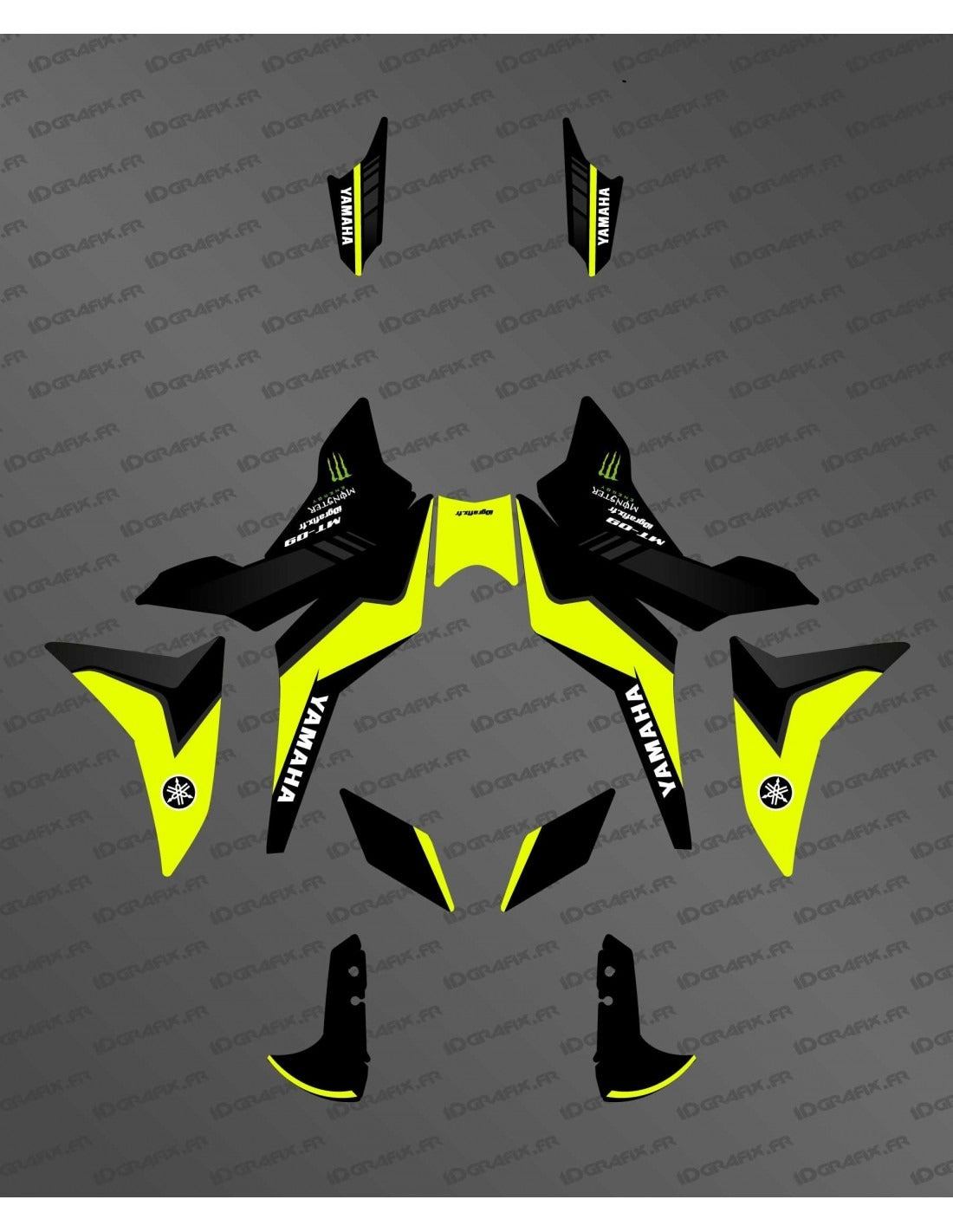 Kit de Gráficas para Moto Adventure Yamaha Tracer - Diseño 25 - LedPro Racing