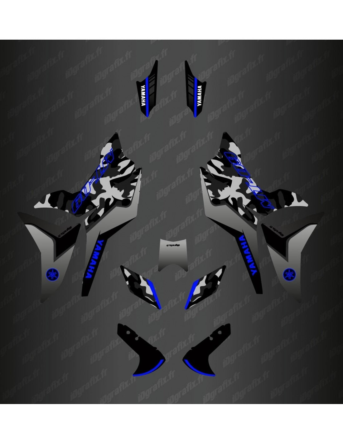 Kit de Gráficas para Moto Adventure Yamaha Tracer - Diseño 26 - LedPro Racing