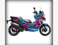 Kit de Gráficas para Moto Adventure Zontes 368 - Diseño 03 - LedPro Racing