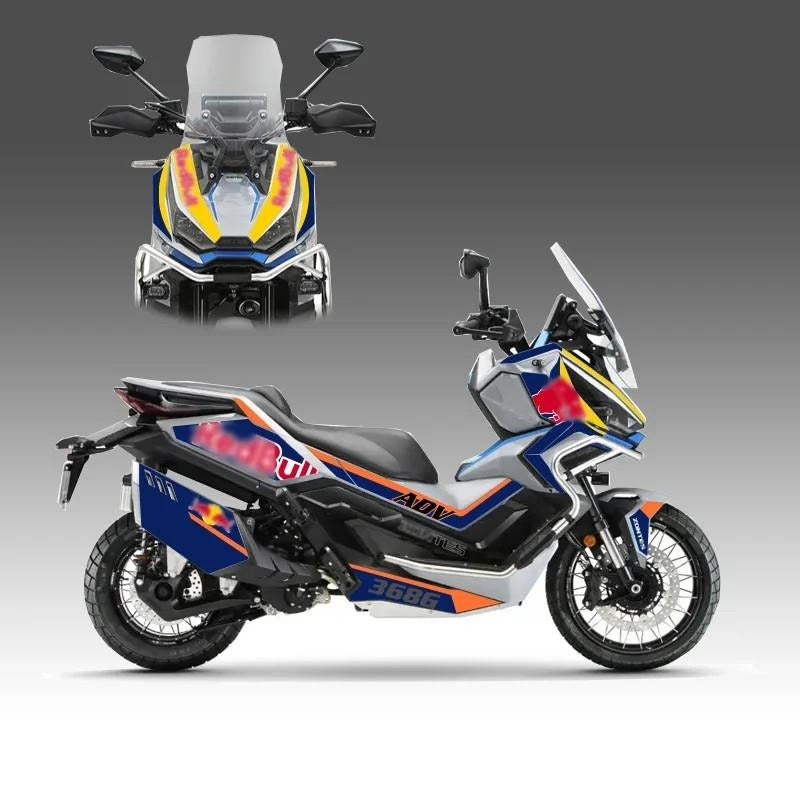 Kit de Gráficas para Moto Adventure Zontes 368 - Diseño 05 - LedPro Racing