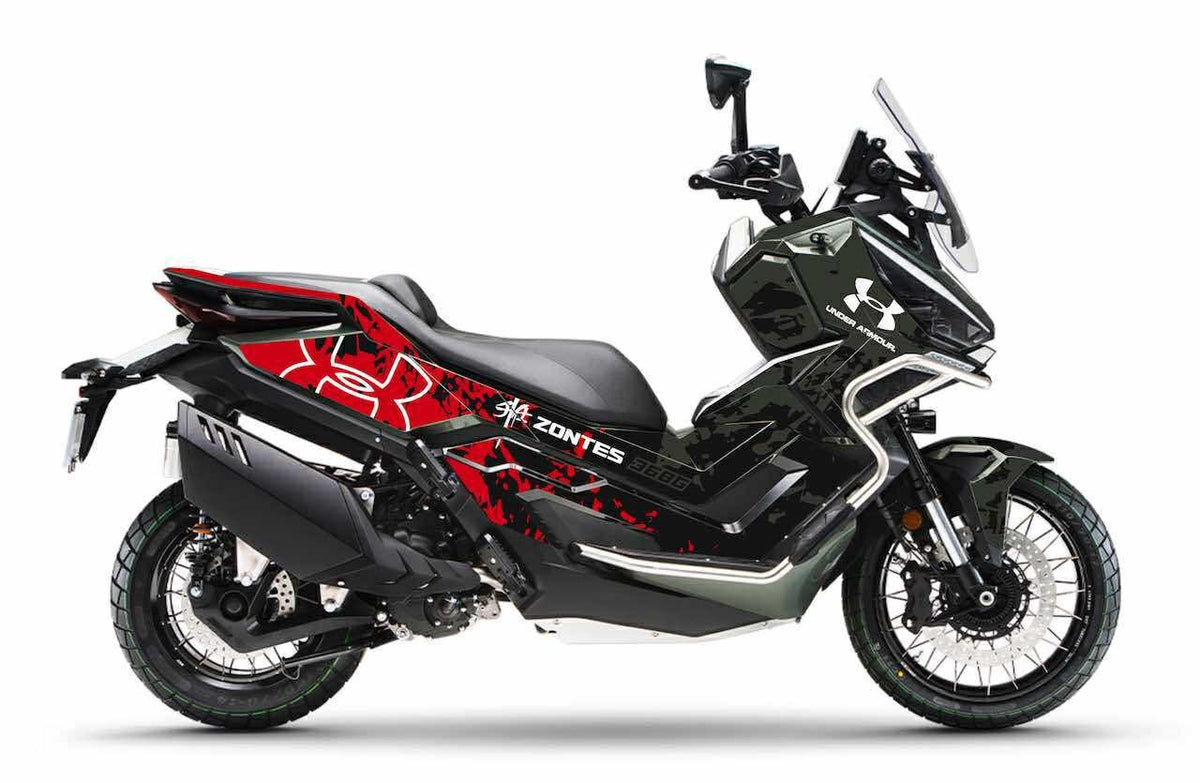 Kit de Gráficas para Moto Adventure Zontes 368 - Diseño 06 - LedPro Racing