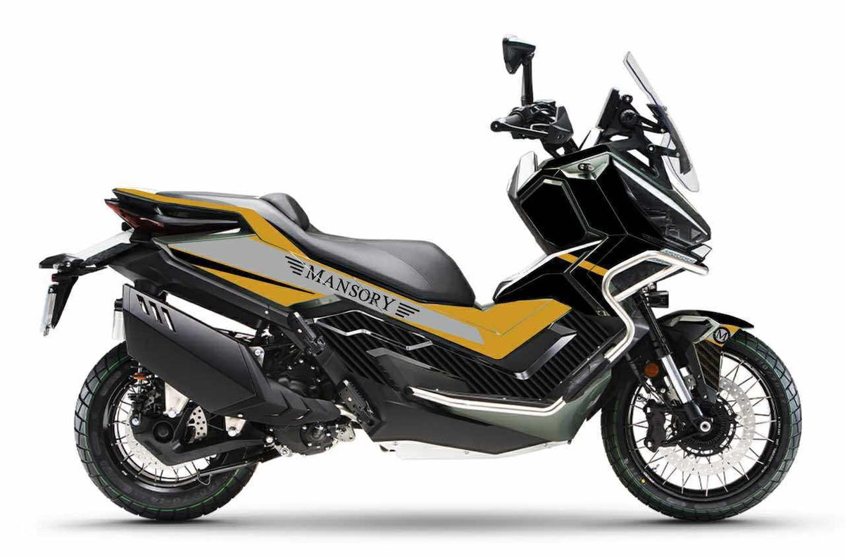 Kit de Gráficas para Moto Adventure Zontes 368 - Diseño 07 - LedPro Racing