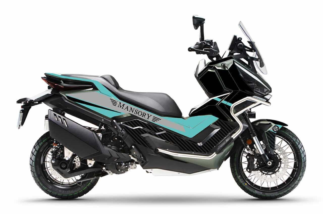 Kit de Gráficas para Moto Adventure Zontes 368 - Diseño 09 - LedPro Racing