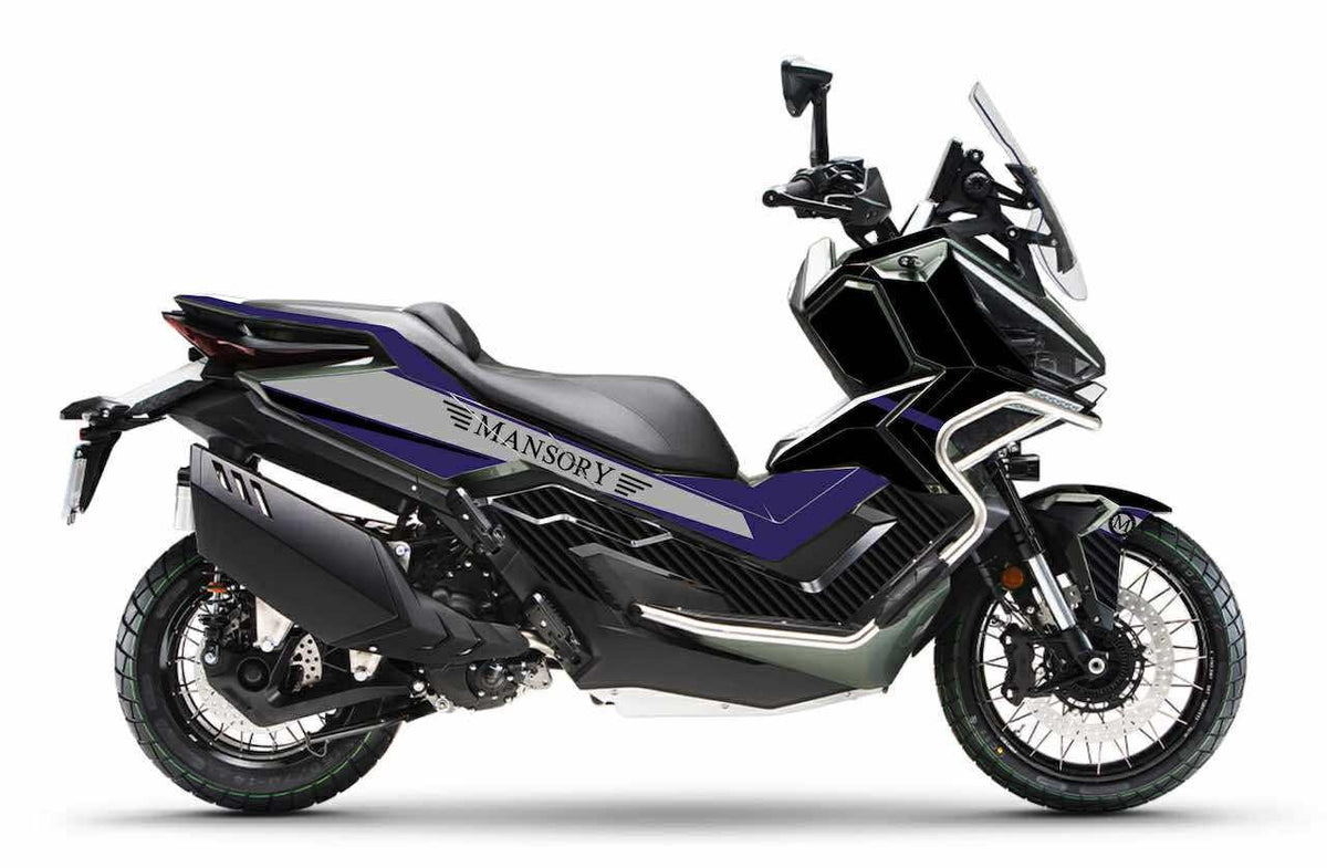 Kit de Gráficas para Moto Adventure Zontes 368 - Diseño 12 - LedPro Racing
