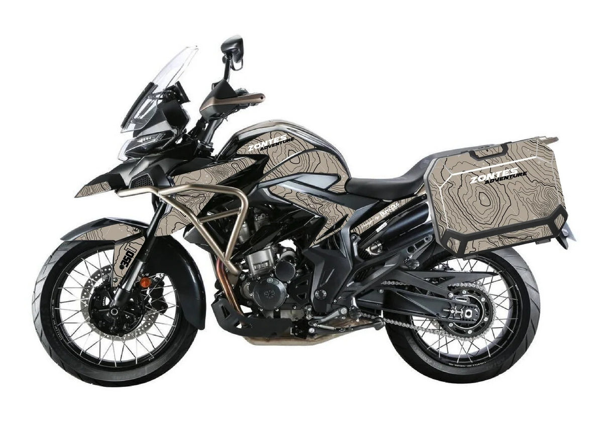 Kit de Gráficas para Moto Adventure Zontes T 310 - Diseño 03 - LedPro Racing
