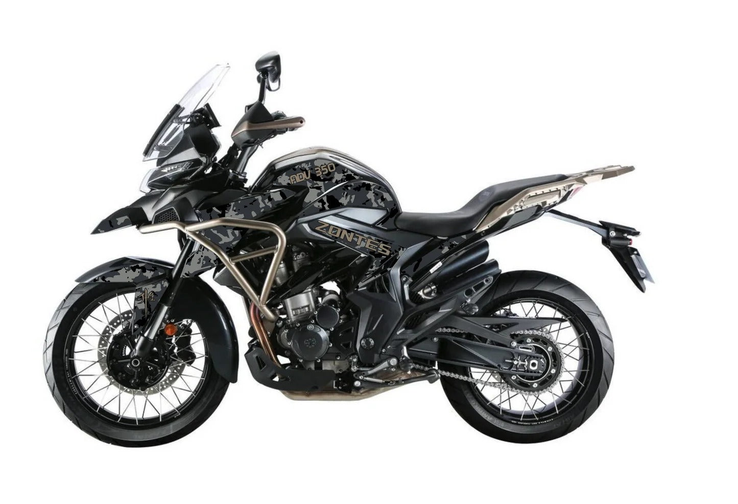 Kit de Gráficas para Moto Adventure Zontes T 310 - Diseño 04 - LedPro Racing