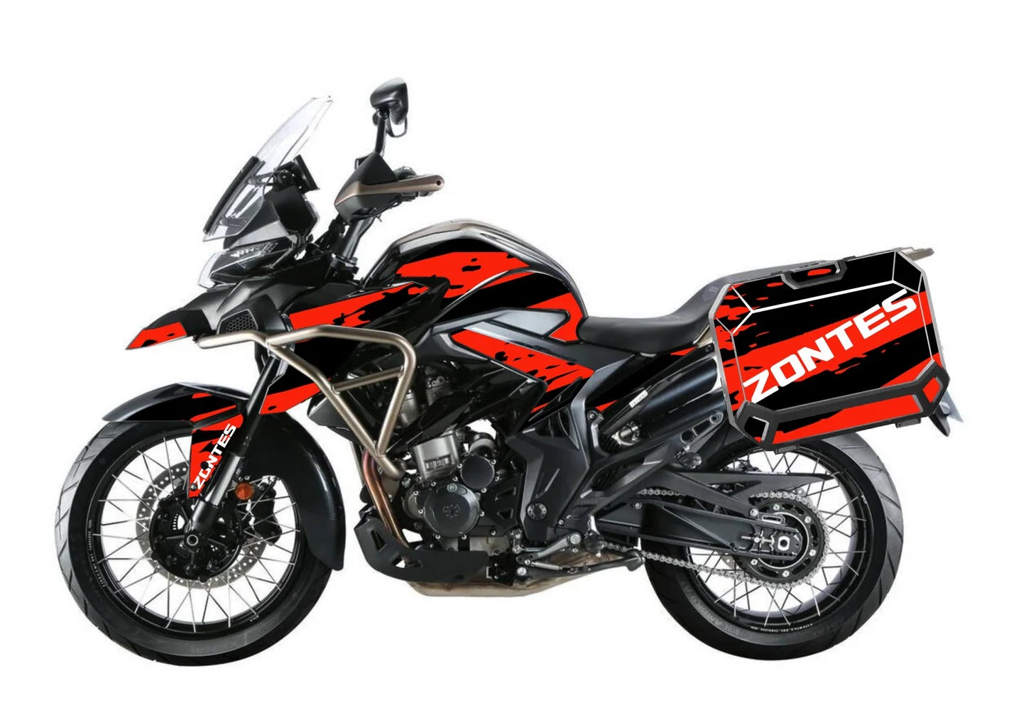 Kit de Gráficas para Moto Adventure Zontes T 310 - Diseño 07 - LedPro Racing