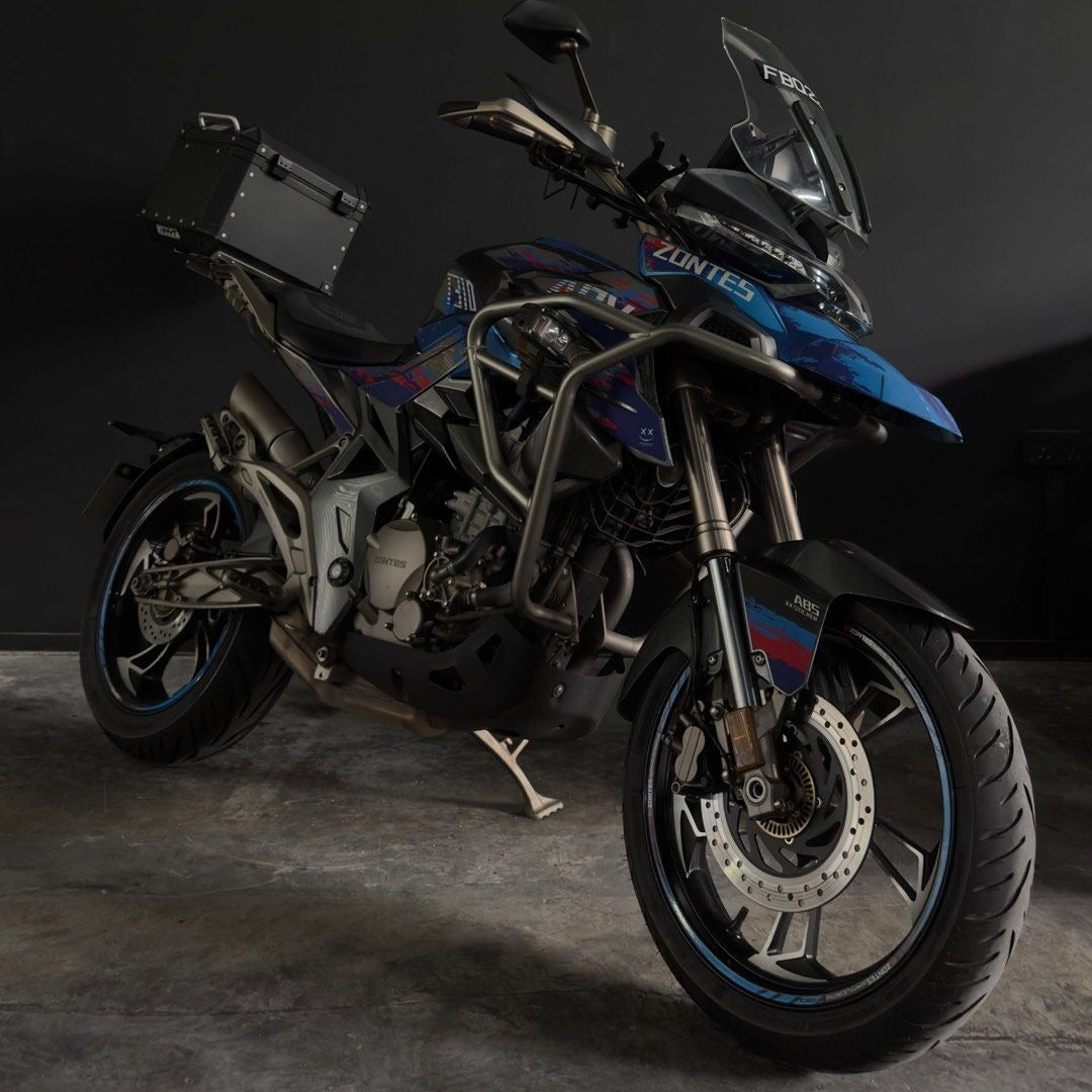 Kit de Gráficas para Moto Adventure Zontes T 310 - Diseño 08 - LedPro Racing