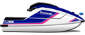 Kit de gráficas para moto de agua Kawasaki 300 SX - Diseño 070 - LedPro Racing