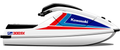 Kit de gráficas para moto de agua Kawasaki 300 SX - Diseño 072 - LedPro Racing