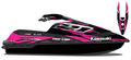 Kit de gráficas para moto de agua Kawasaki SX-R - Diseño 011 - LedPro Racing