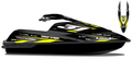 Kit de gráficas para moto de agua Kawasaki SX-R - Diseño 017 - LedPro Racing