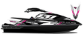 Kit de gráficas para moto de agua Kawasaki SX-R - Diseño 019 - LedPro Racing