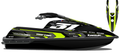 Kit de gráficas para moto de agua Kawasaki SX-R - Diseño 022 - LedPro Racing