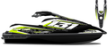 Kit de gráficas para moto de agua Kawasaki SX-R - Diseño 026 - LedPro Racing